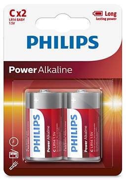 Philips LR14P2B/10 Battery Power Alkaline C, 1,5V LR14P2B10