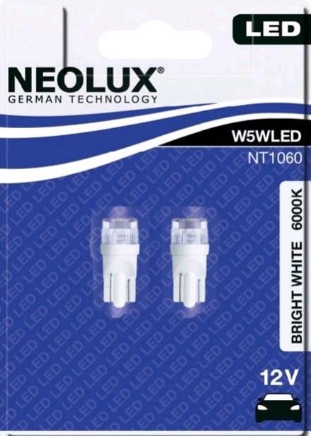 Neolux NT1060 LED lamp T10 12V W2,1x9,5d NT1060