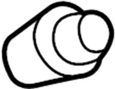 RUBBER,STOP Mazda B25S-62-877A
