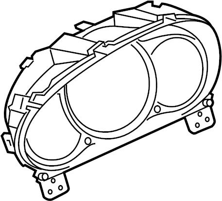 D01N55446 Mazda Instrument cluster