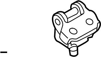 D35062210B Mazda Door hinge
