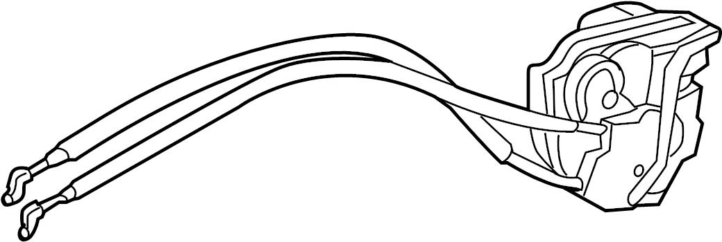 D65172310D Mazda Door lock