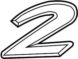 Mazda DF71-51-721 Logo DF7151721