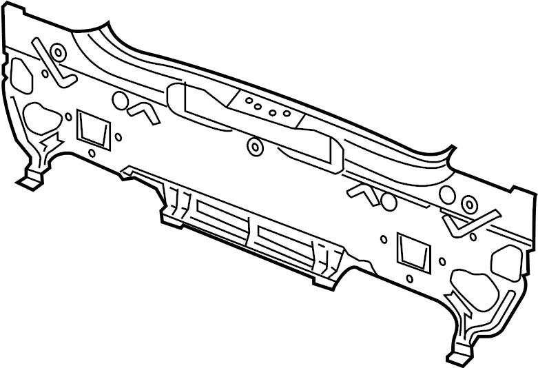 DF7170750A Mazda PANEL,REAR END