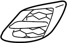 DR6250C21 Mazda Front bumper grill