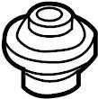 Mazda K802-15-202 Control arm bushing K80215202 K80215202 Mazda Control arm bushing