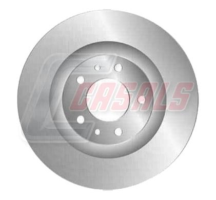 Casals 55577 Rear brake disc, non-ventilated 55577