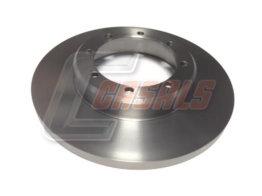 Casals 55567 Rear brake disc, non-ventilated 55567