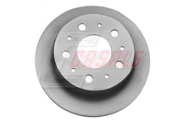 Casals 55563 Rear brake disc, non-ventilated 55563