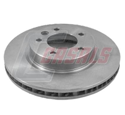 Casals 55574 Rear ventilated brake disc 55574