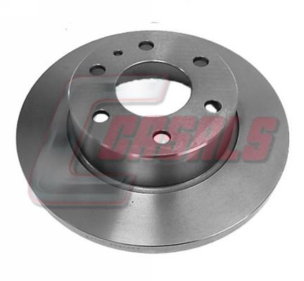 Casals 55500 Rear brake disc, non-ventilated 55500