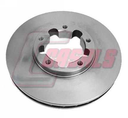 Casals 55527 Front brake disc ventilated 55527
