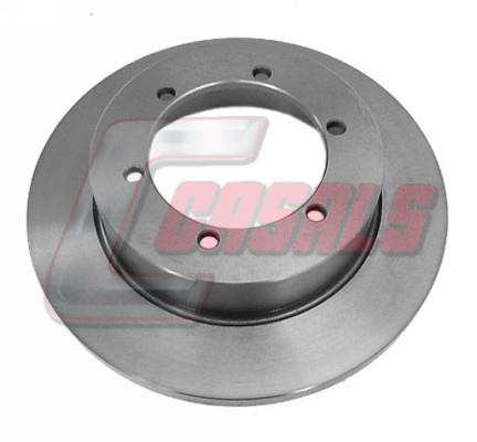Casals 55493 Rear brake disc, non-ventilated 55493
