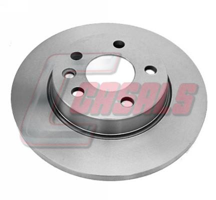 Casals 55435 Rear brake disc, non-ventilated 55435