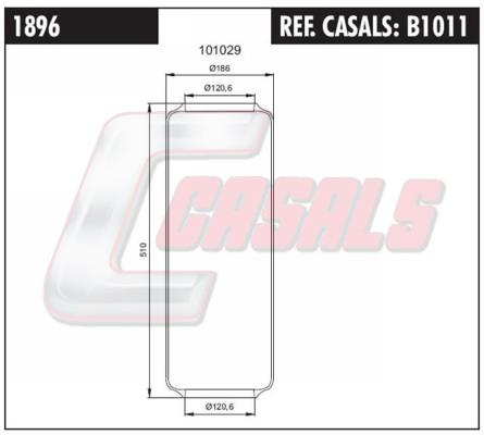 Casals B1011 Boot, air suspension B1011