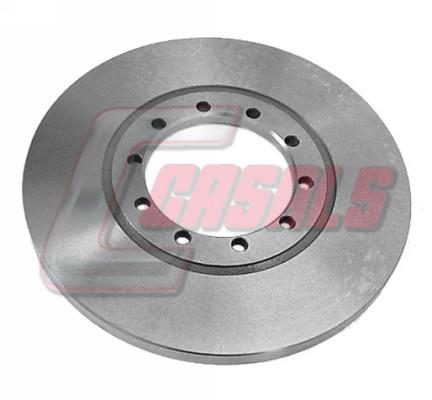 Casals 55418 Rear brake disc, non-ventilated 55418
