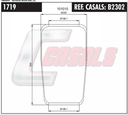 Casals B2302 Boot, air suspension B2302