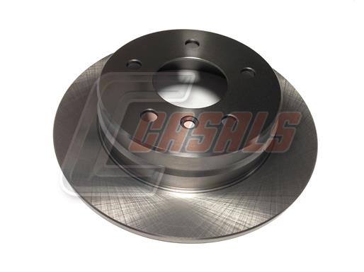 Casals 55515 Rear brake disc, non-ventilated 55515
