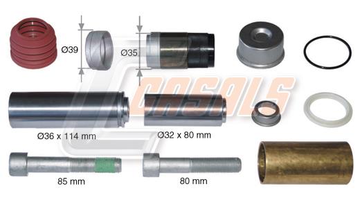 Casals MD1004 Repair Kit, brake caliper MD1004