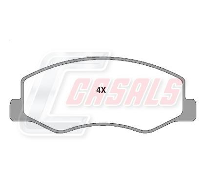 Casals BKM172 Brake Pad Set, disc brake BKM172