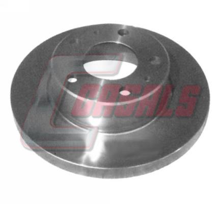 Casals 55289 Rear brake disc, non-ventilated 55289