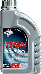 Fuchs 601223389 Engine oil FUCHS TITAN SUPERSYN F ECO-FE 0W-30, 1L 601223389
