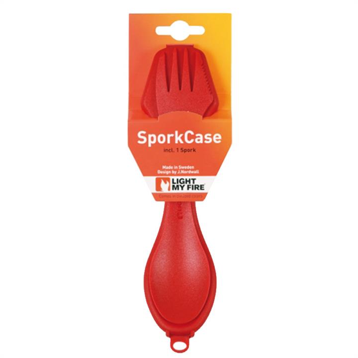 Light My Fire LMF 41333000 3 in 1 - spoon + fork + knife SporkCase, red, in a case LMF41333000