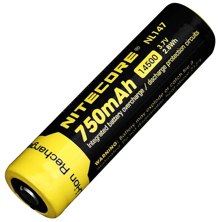 Nitecore NL147 Lithium battery Li-Ion 14500, 3.7V (750mAh), protected NL147
