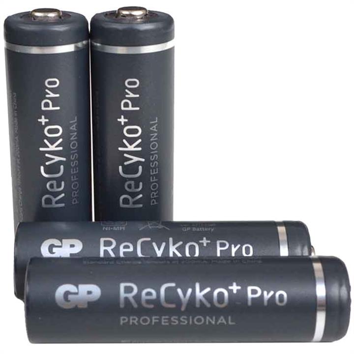 GP Batteries 25-1070 Battery Ni-MH AA GP ReCyko+Pro, 1.2V (2000mAh), 4 pcs. 251070