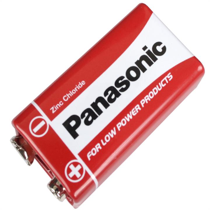 Panasonic 28-1021 Salt Battery (6F22) Red Zinc 9V 281021