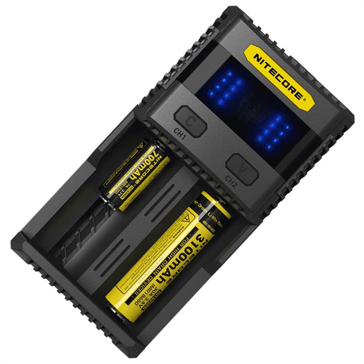 Nitecore SC2 Charger with LED display (0.5A, 1A, 2A, 3A) SC2