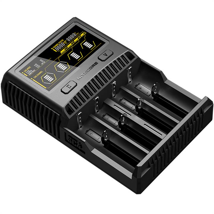 Nitecore SC4 Charger with LED display (0.5A, 1A, 2A, 3A) SC4