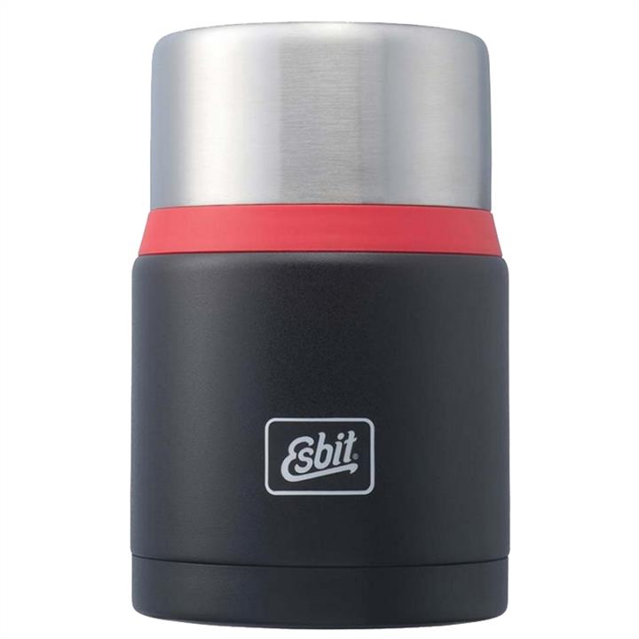 Esbit FJ750SP-BLACK/RED Thermos for food with a spoon Majoris (0.75L), black/red FJ750SPBLACKRED