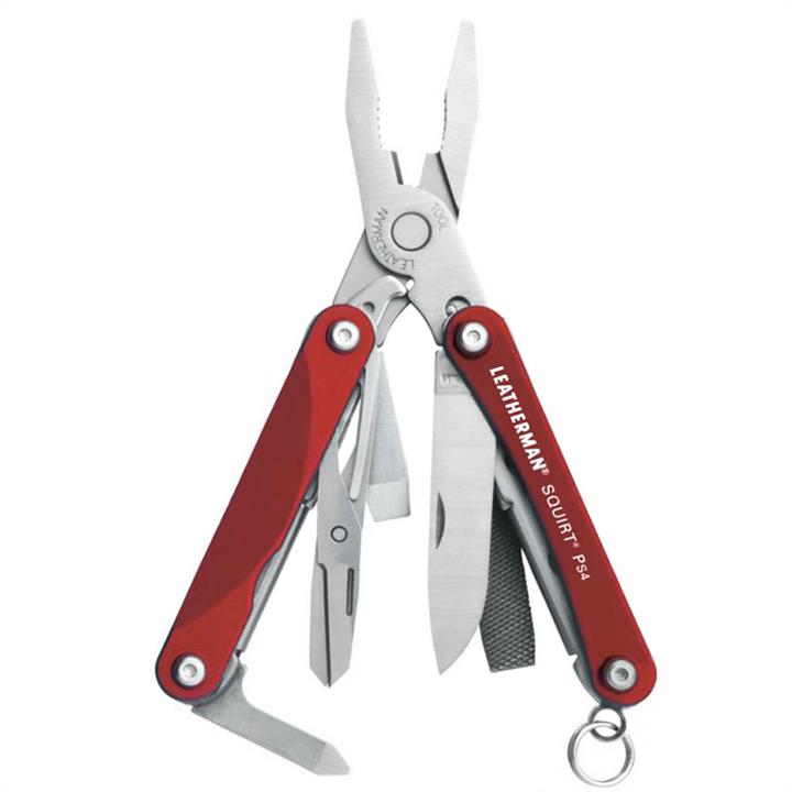 Leatherman 831227 Multitool Squirt PS4, red 831227