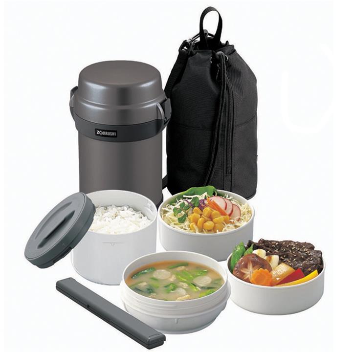 Zojirushi Lunch set (4 containers + chopsticks), black – price