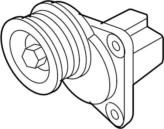 Mazda LFG1-15-980C V-ribbed belt tensioner (drive) roller LFG115980C