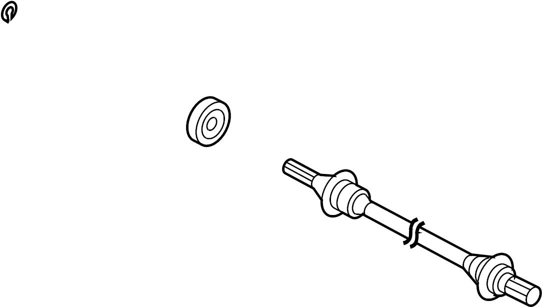 GG3025700J Mazda Drive shaft