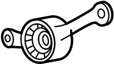 Mazda F805-12-700A Tensioner pulley, timing belt F80512700A