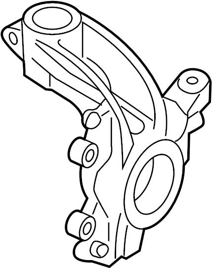 Mazda C461-33-031B Knuckle swivel C46133031B