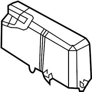 LF5018593D Mazda Control box cover