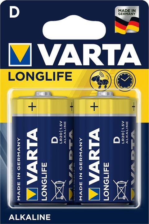 Varta 04120101412 Battery Longlife D LR20 04120101412
