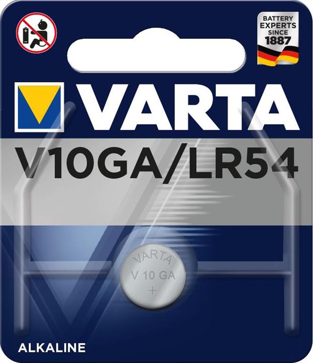 Varta 04274101401 Battery V 10 GA BLI 1 Alkaline 04274101401