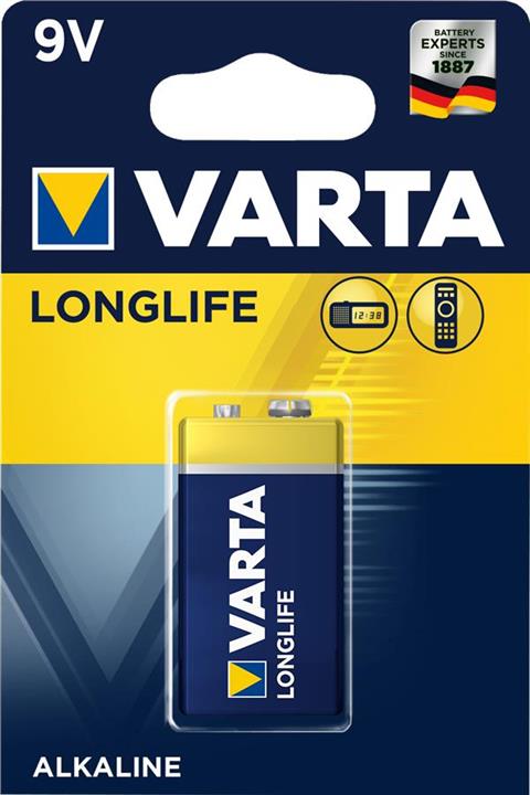 Varta 04122101411 Battery Longlife 6LP3146 9V 04122101411