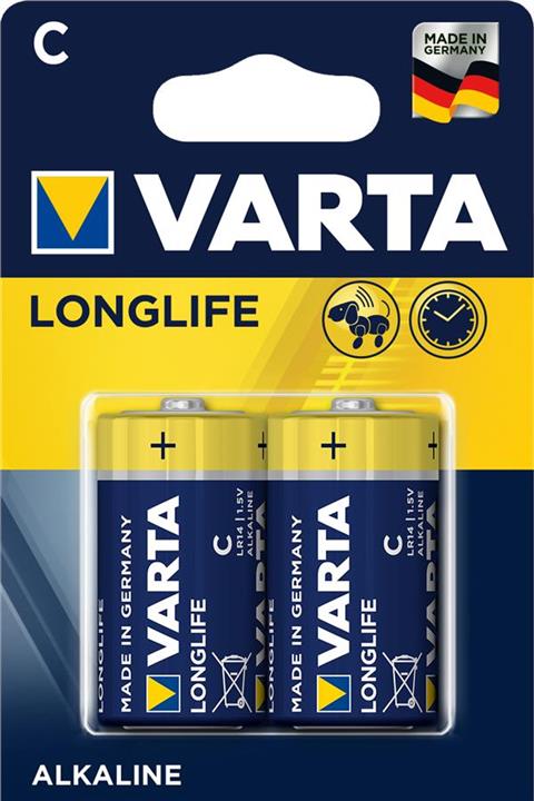 Varta 04114101412 Battery Longlife C LR14 04114101412