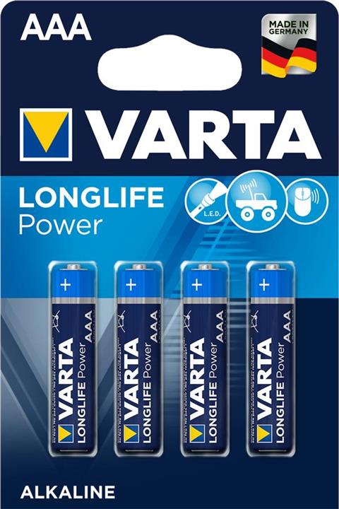 Varta 04903121414 Battery Longlife Power AAA LR03 04903121414