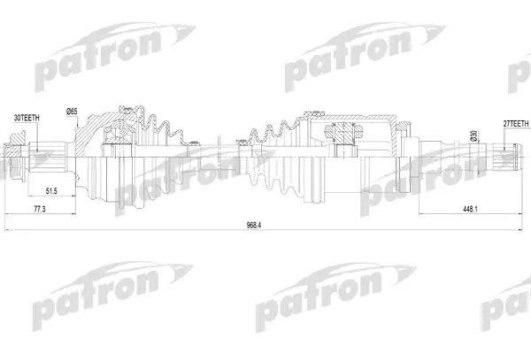 Patron PDS7905 Drive shaft PDS7905