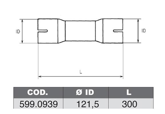 Asso 599.0939 Fitting kit for silencer 5990939