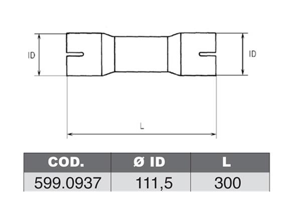 Asso 599.0937 Fitting kit for silencer 5990937