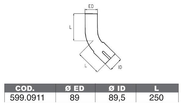 Asso 599.0911 Fitting kit for silencer 5990911