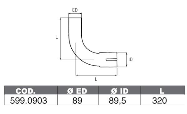 Asso 599.0903 Fitting kit for silencer 5990903